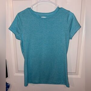 Izod Women's Aqua Short Sleeve Tee